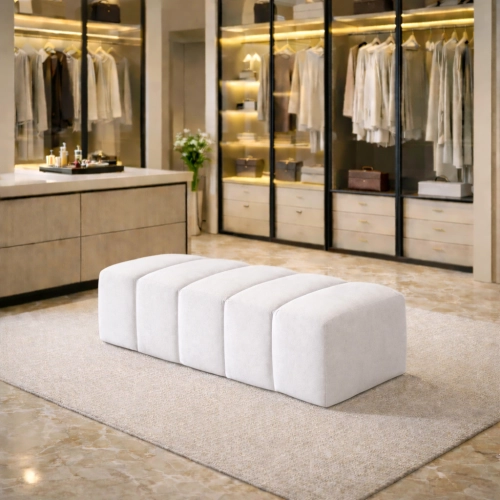 Pufa Bubble tapicerowana – nowoczesna pufa premium PU-10